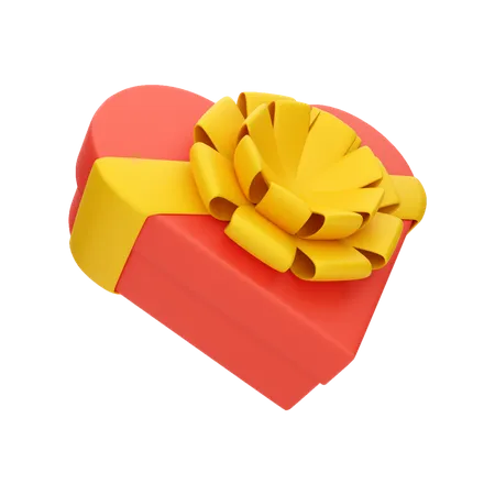 Regalo de amor  3D Illustration