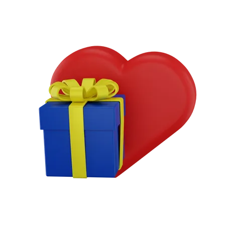 Regalo de amor  3D Icon