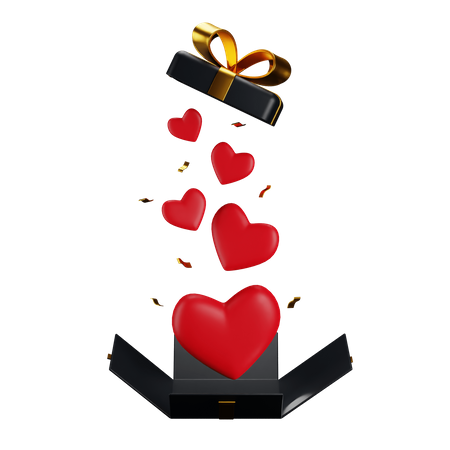 Regalo de amor  3D Icon