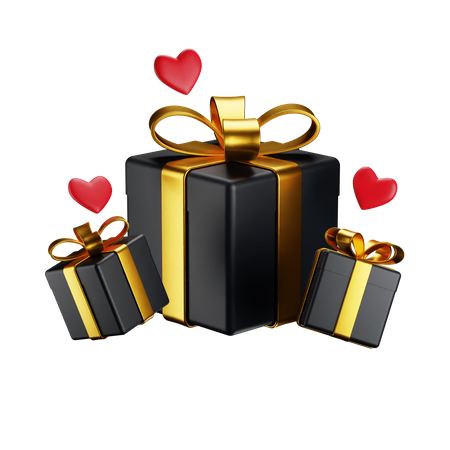 Regalo de amor  3D Icon