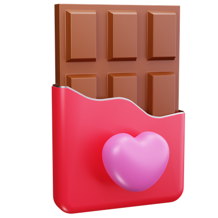 Regalo de chocolate  3D Icon