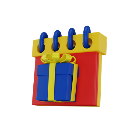 Regalo de cumpleaños  3D Icon