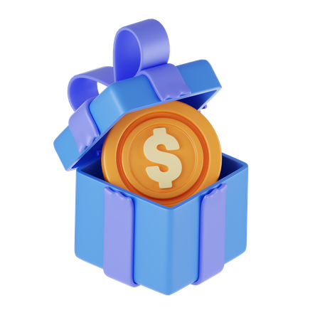 Regalo de dinero  3D Icon