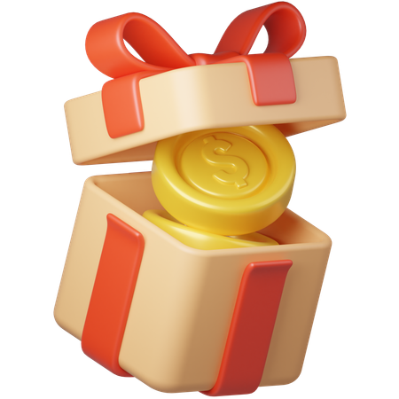 Regalo de dinero  3D Icon