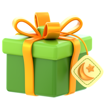 Regalo de eid mubarak  3D Icon