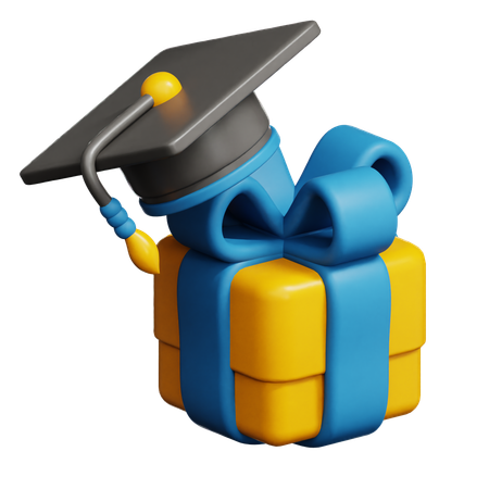 Regalo de graduación  3D Icon