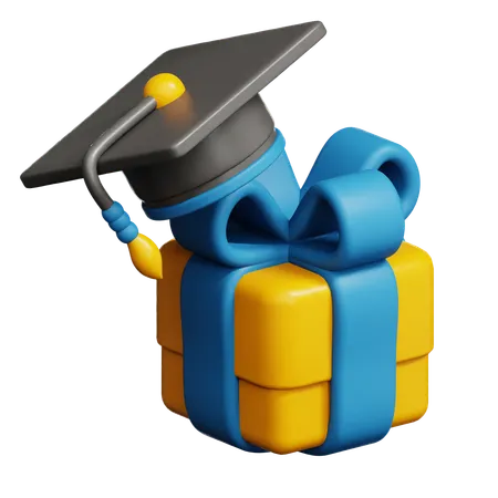 Regalo de graduación  3D Icon