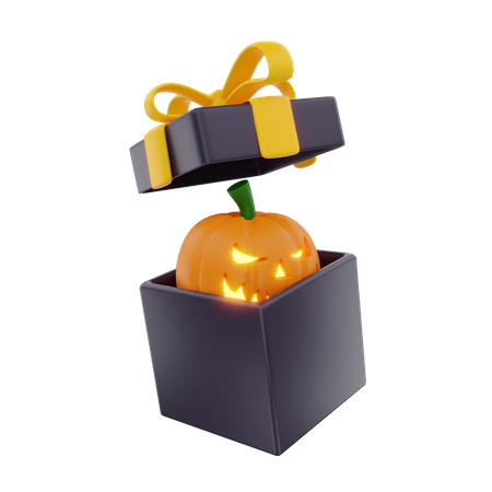 Regalo de halloween  3D Icon