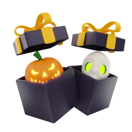 Regalo de halloween  3D Icon