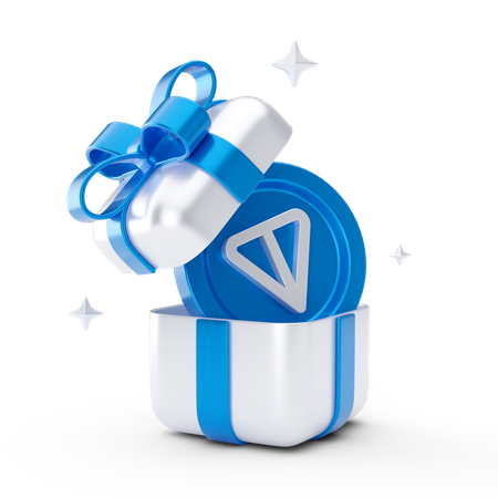 Regalo de moneda de tonelada  3D Icon
