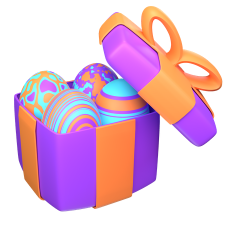 Regalo de pascua  3D Icon
