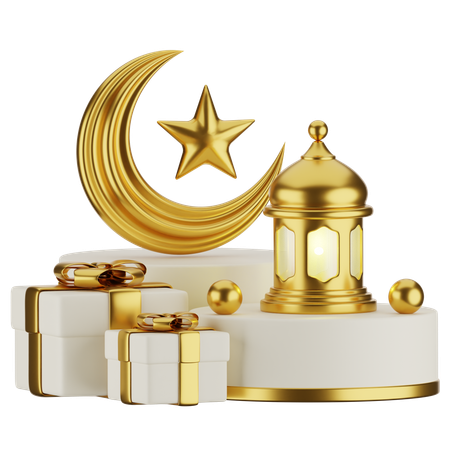Regalo de ramdán  3D Icon