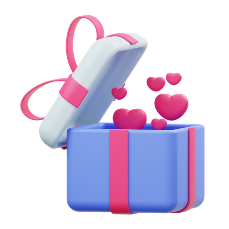 Regalo de san valentin  3D Illustration