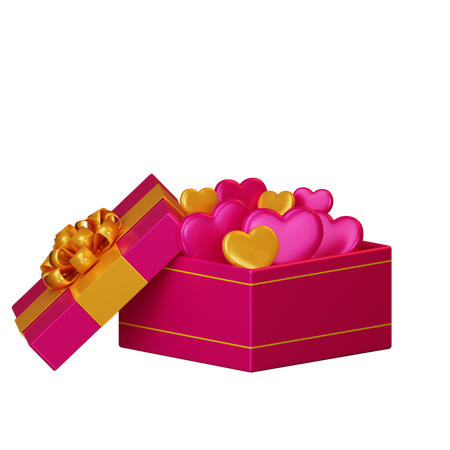 Regalo de san valentin  3D Illustration