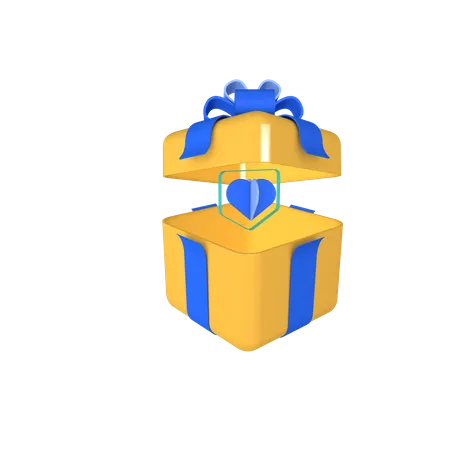 Regalo del día de san valentín  3D Icon