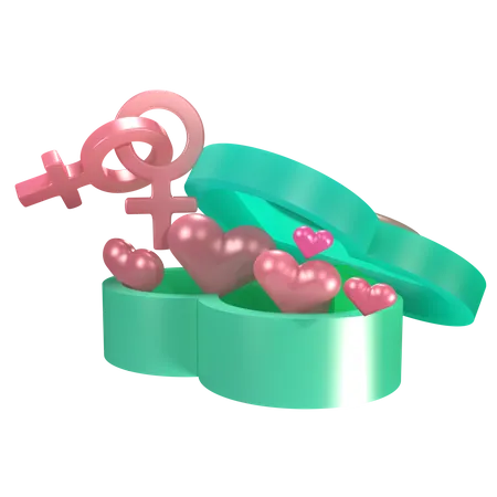 Regalo del día de la mujer  3D Icon