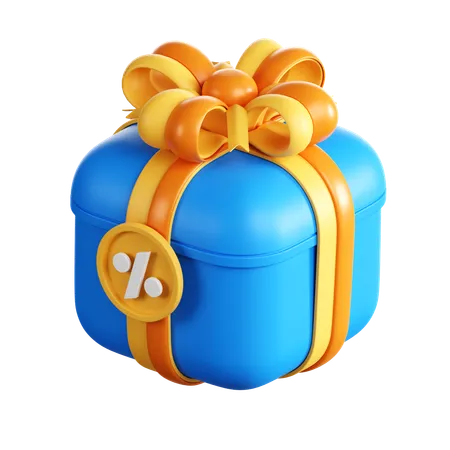 Descuento de regalo  3D Icon