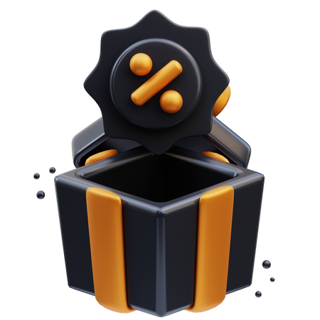 Descuento de regalo  3D Icon