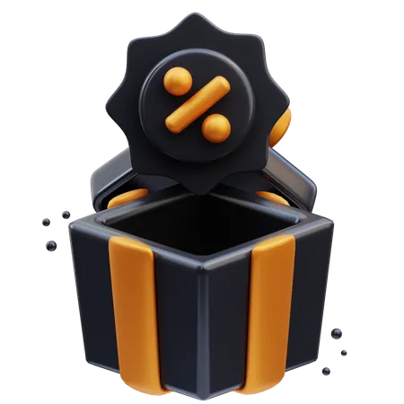 Descuento de regalo  3D Icon