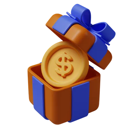 Regalo de dinero  3D Icon