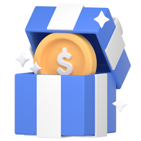 Regalo de dinero  3D Icon