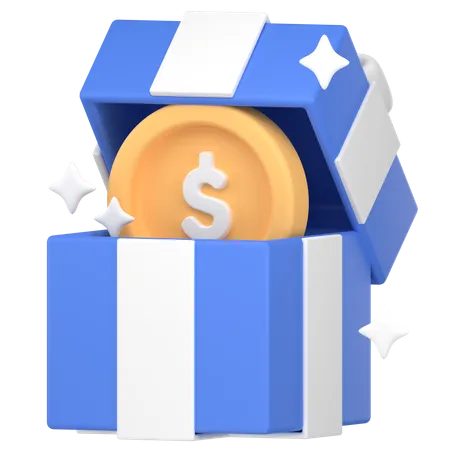 Regalo de dinero  3D Icon