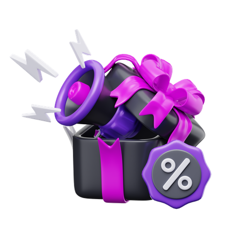 Promoción de regalos  3D Icon