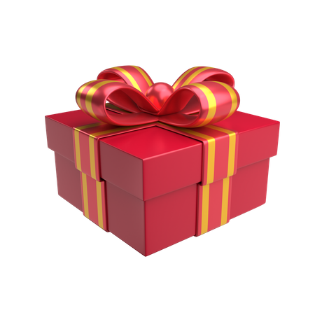 Regalo rojo  3D Icon