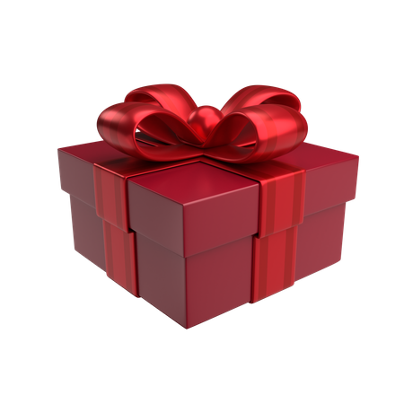 Regalo rojo premium  3D Icon