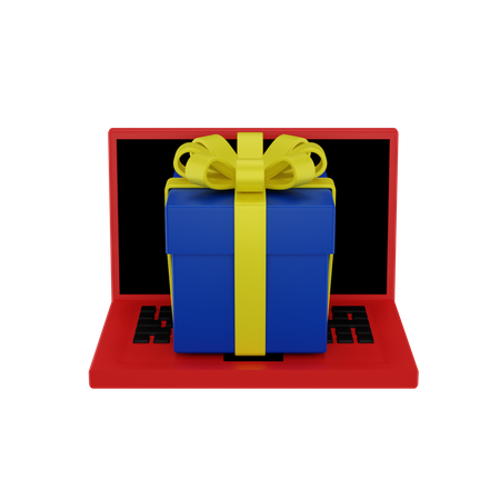 Regalos en línea  3D Icon