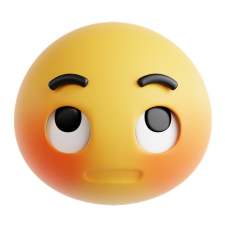 Je regarde un emoji  3D Icon