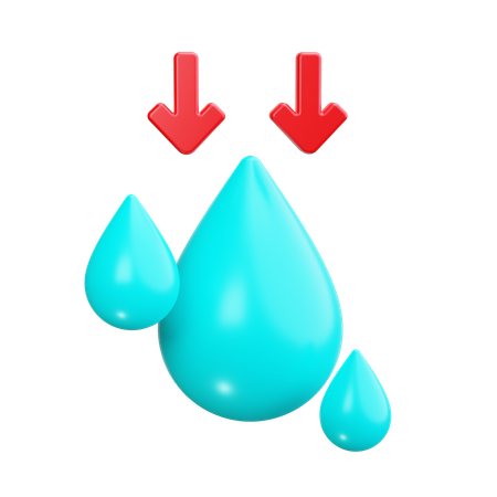 Regenfall  3D Icon