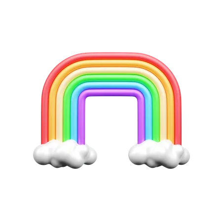 Regenbogen  3D Icon