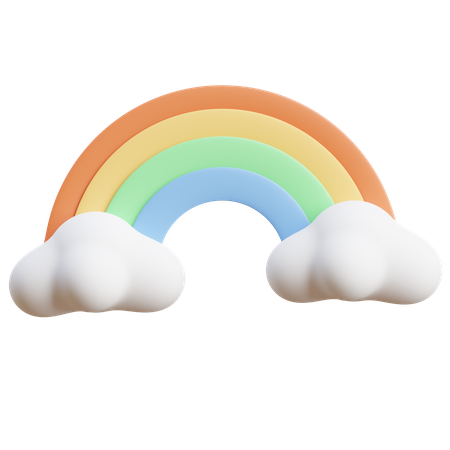 Regenbogen  3D Icon