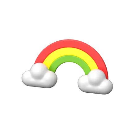 Regenbogen  3D Icon