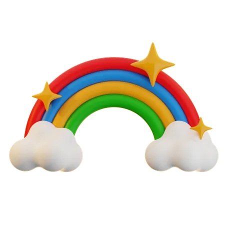 Regenbogen  3D Icon