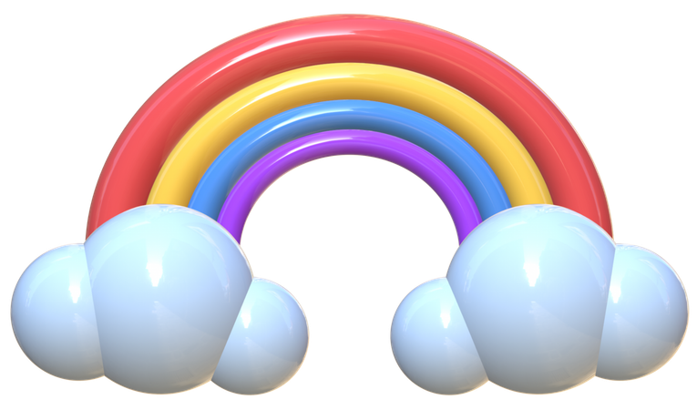 Regenbogen  3D Icon
