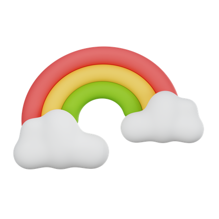 Regenbogen  3D Icon