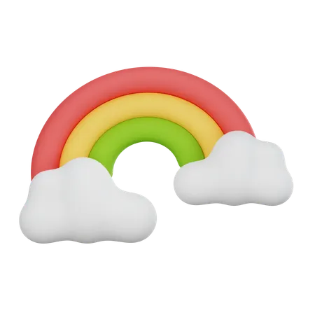 Regenbogen  3D Icon