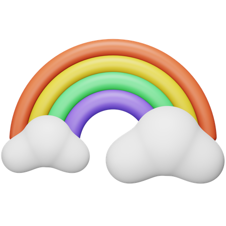 Regenbogen  3D Icon