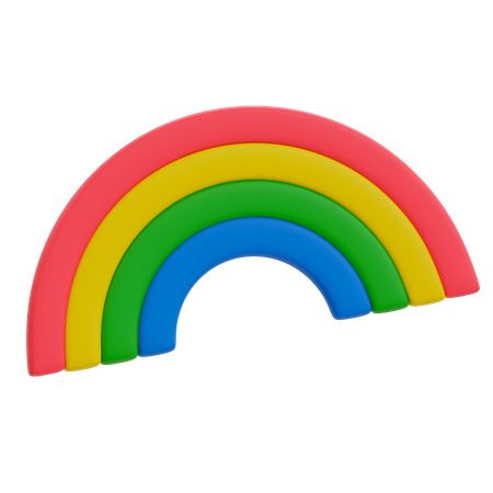 Regenbogen  3D Illustration