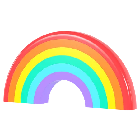 Regenbogen  3D Illustration