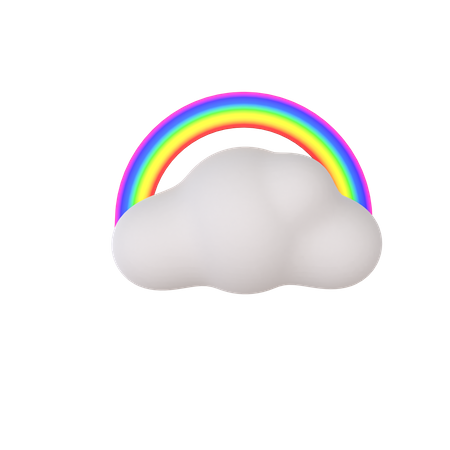 Regenbogen  3D Illustration