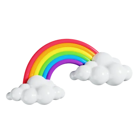 Regenbogen  3D Illustration