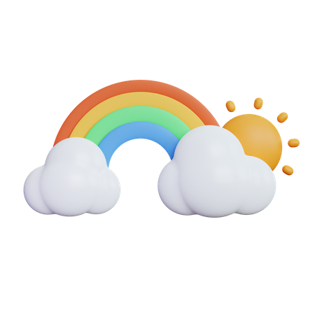 Regenbogen  3D Icon