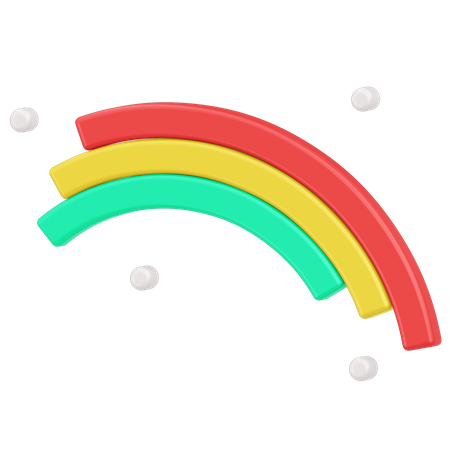 Regenbogen  3D Icon