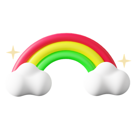 Regenbogen  3D Icon