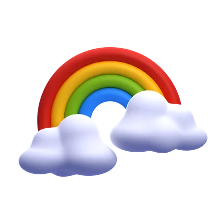 Regenbogen  3D Icon