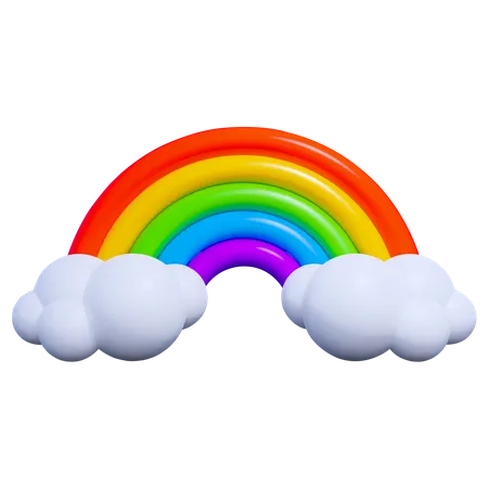 Regenbogen  3D Icon