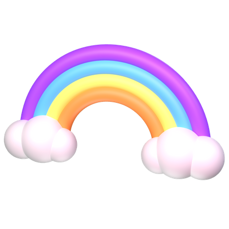 Regenbogen  3D Icon